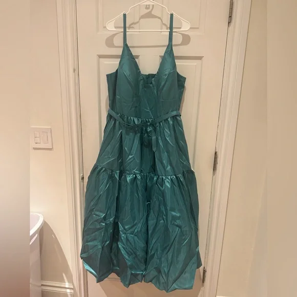 NWT Hutch Anthropologie Belted Bustier Tiered Atherton Dress Size 18W - Picture 10 of 10